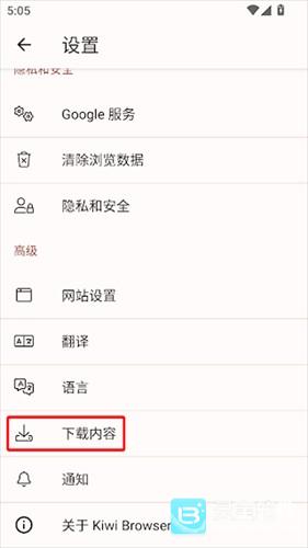 kiwibrowser浏览器app使用方式-2
