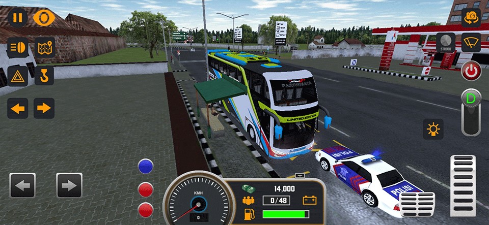 移动巴士模拟器旧版游戏玩法5