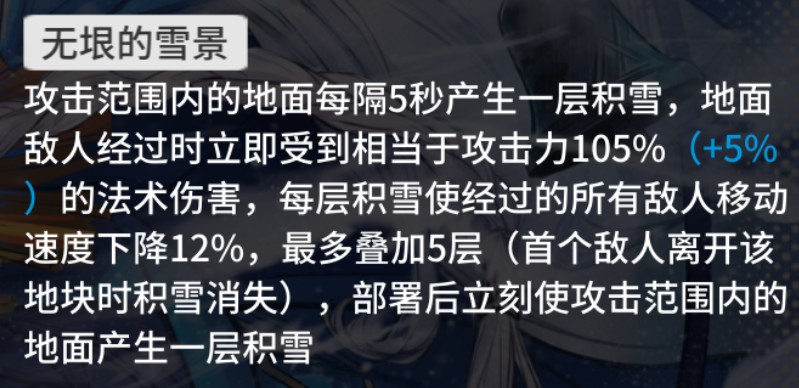 明日方舟官服圣聆初雪干员测评2