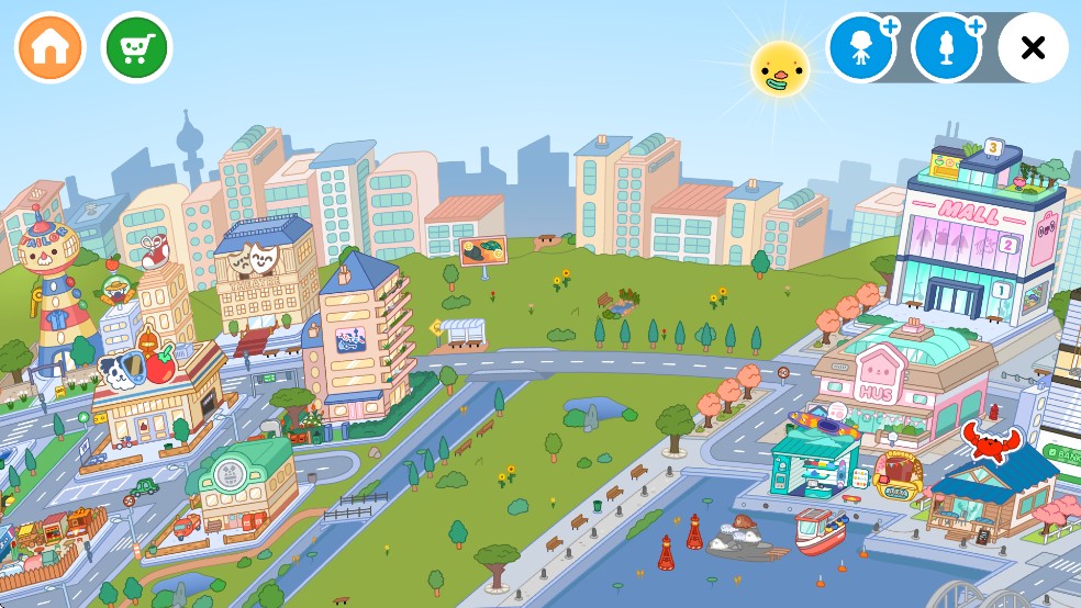 托卡世界三丽鸥小镇游戏玩法1