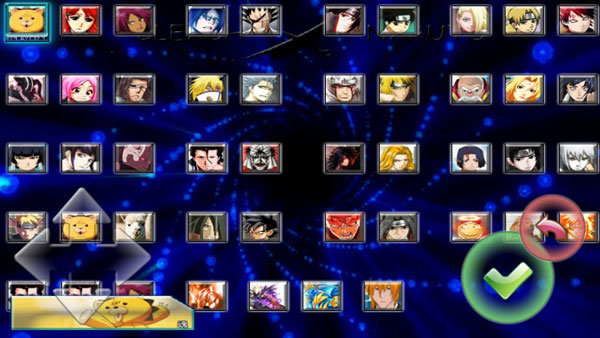 死神vs火影3.8竞技版游戏人物说明1