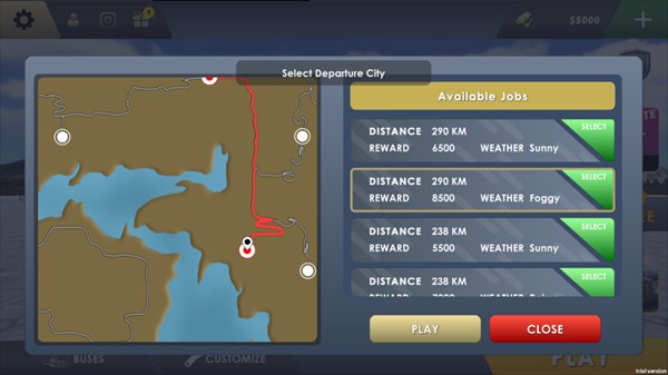 巴士模拟器极限道路游戏玩法2