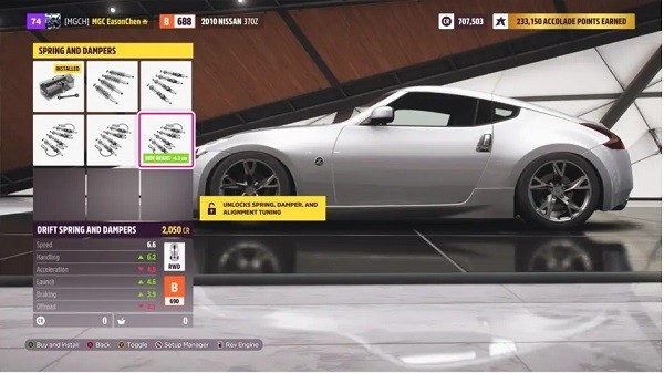 地平线5手游漂移小技巧与改装件教程1