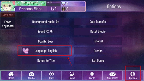 加查星云旧版怎么设置中文2