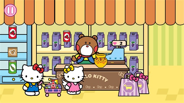 凯蒂猫孩子超级市场游戏玩法4