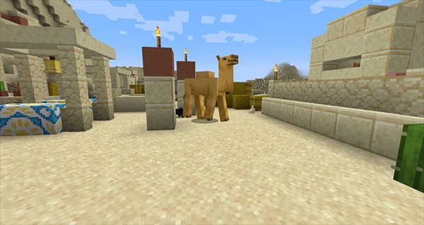 我的世界beta版游戏如何获得骆驼1