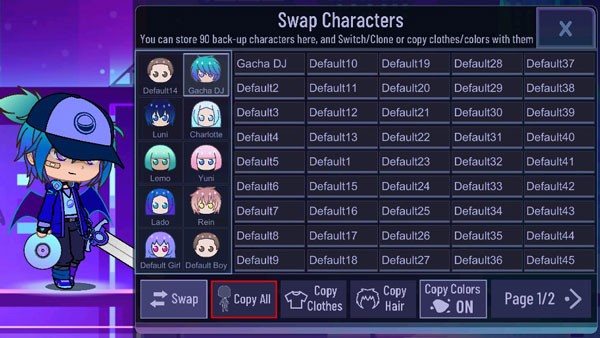 加查plus完美汉化版怎么保存人设数据3