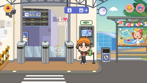 米加小镇世界沙漠飞机场游戏玩法3