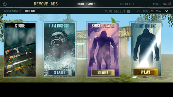 大脚怪狩猎多人联机版