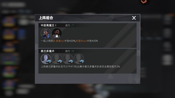 美职篮绝对巨星球员图鉴介绍&amp;上阵组合12