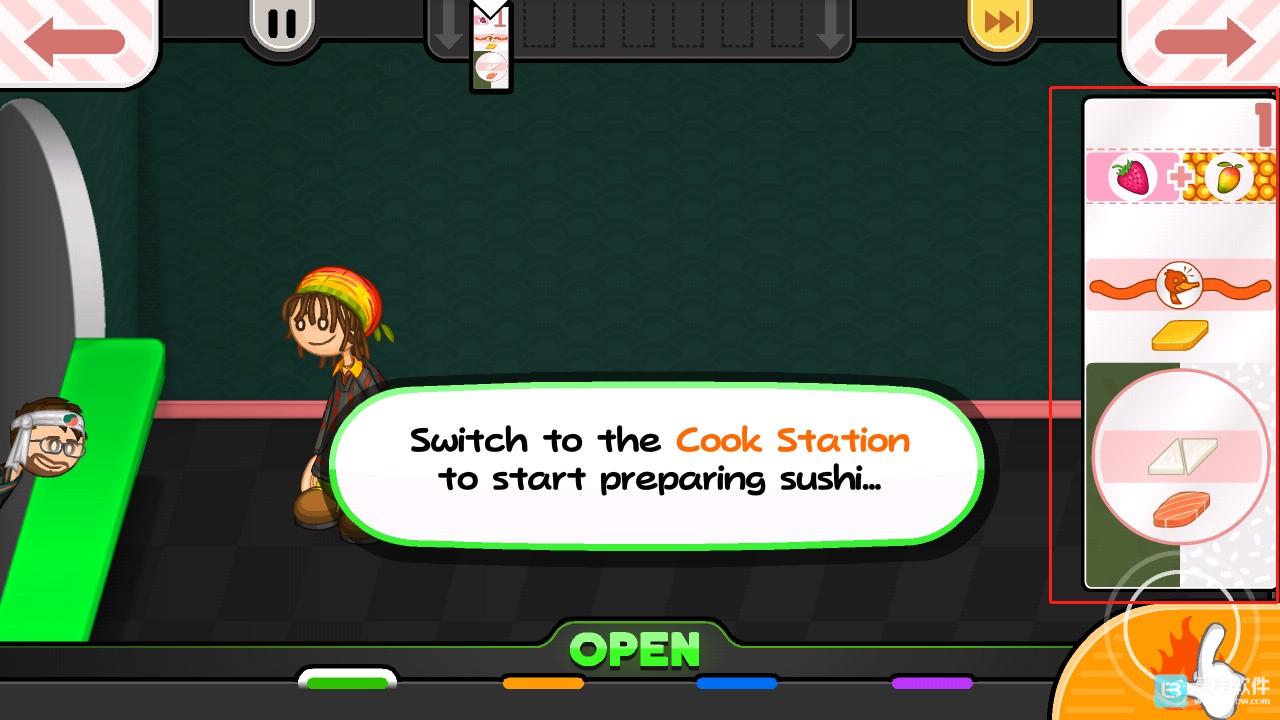 老爹寿司店英文版游戏玩法7