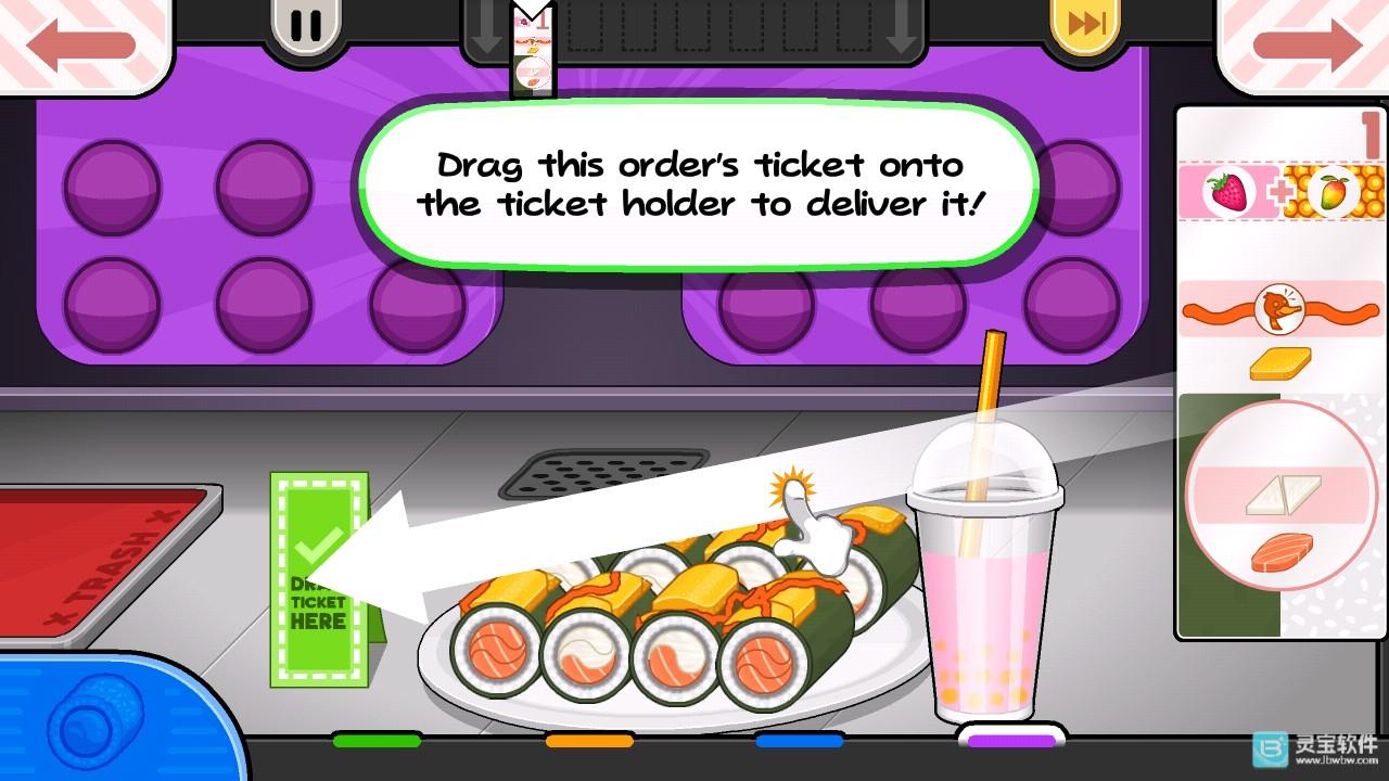 老爹寿司店英文版游戏玩法10