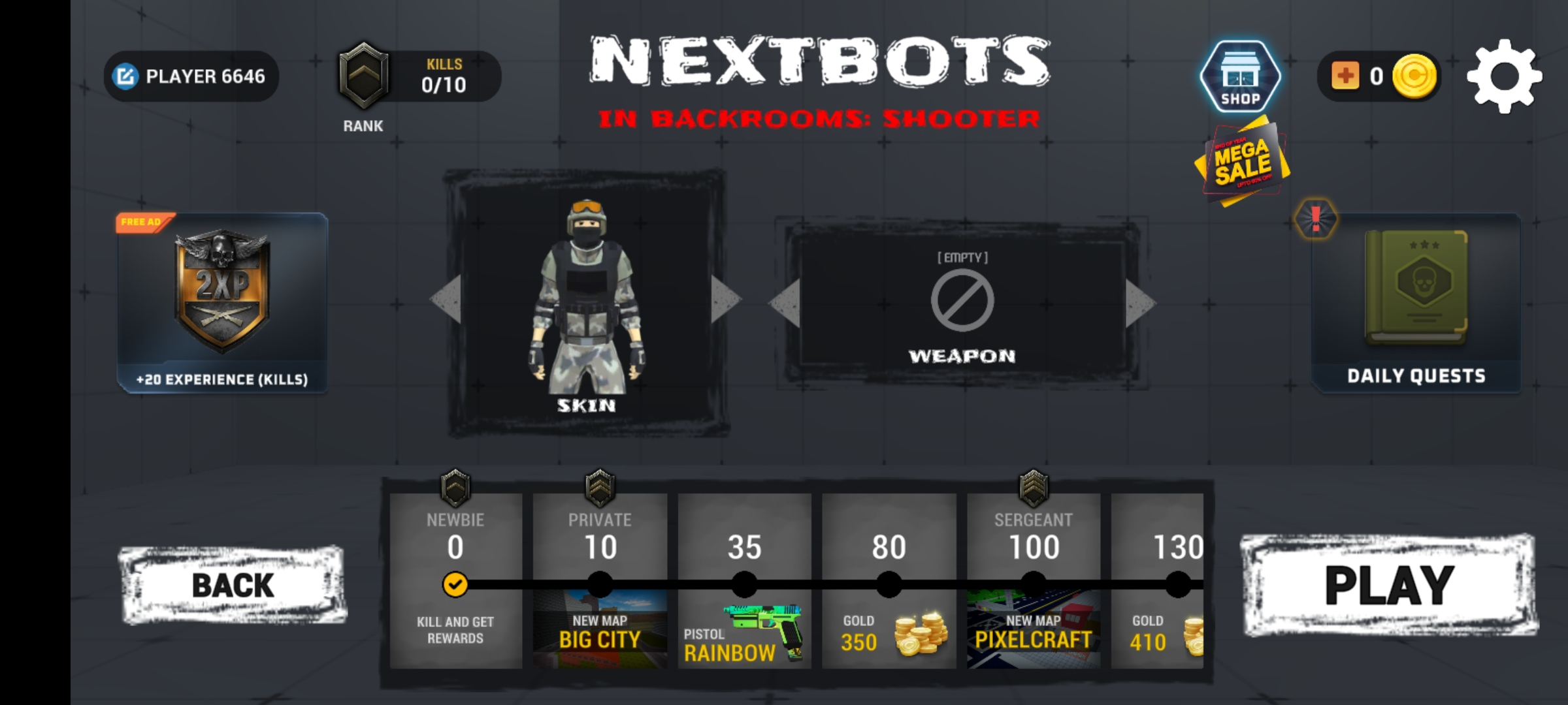 Nextbots‌密室射手游戏玩法2