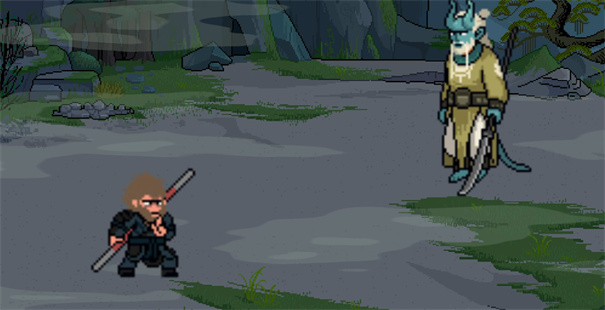 黑神话像素版盘丝洞