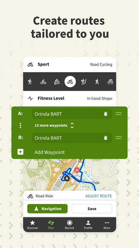 Komoot地图中文版