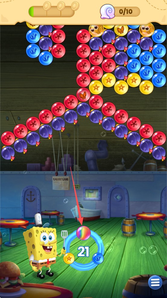 海绵宝宝泡泡爆破游戏攻略3