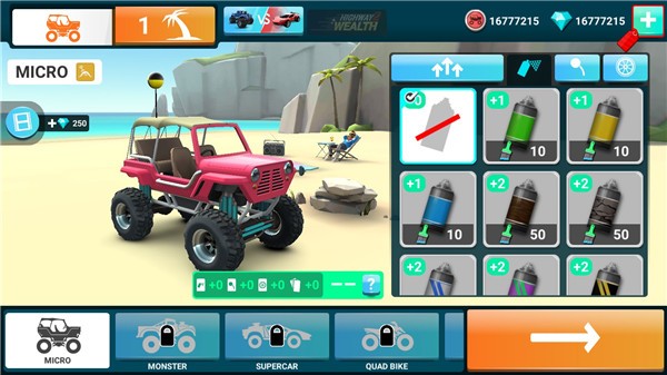 MMX爬坡赛车2中文版游戏玩法2