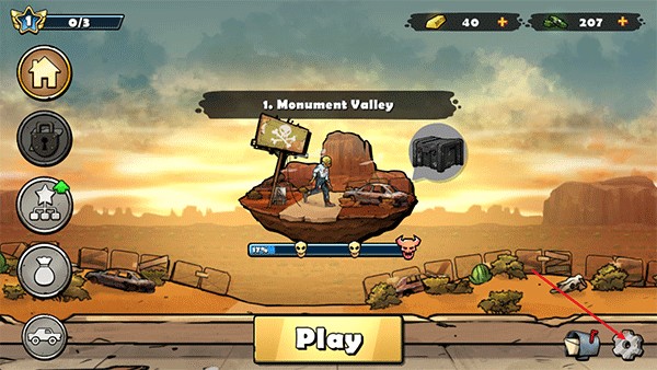 战车撞僵尸地牢官方版游戏玩法1