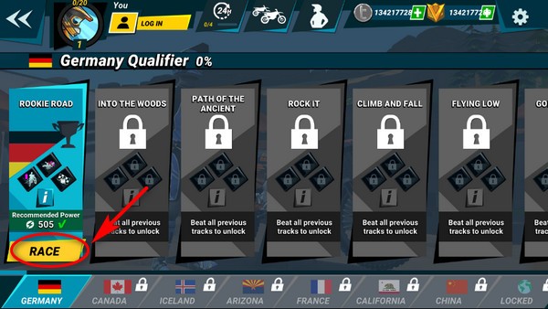 疯狂技能越野摩托车3汉化版游戏玩法2