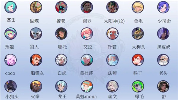 众神派对游戏角色推荐