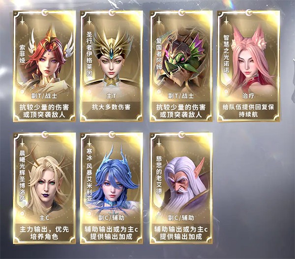 最后的勇者游戏阵容推荐2