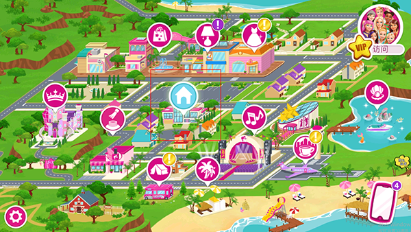 芭比之梦想豪宅游戏玩法2