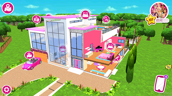 芭比之梦想豪宅游戏玩法3
