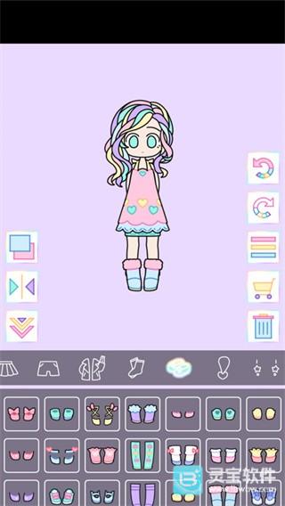 缤纷女孩换装手机版游戏玩法3