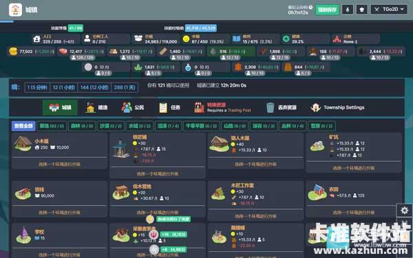 梅尔沃放置游戏城镇系统介绍1