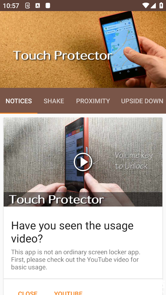 Touch Protector