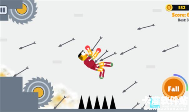 布娃娃跳跃下落大师游戏玩法3