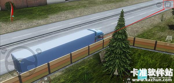 欧洲卡车模拟器3采石场游戏如何调整画质1