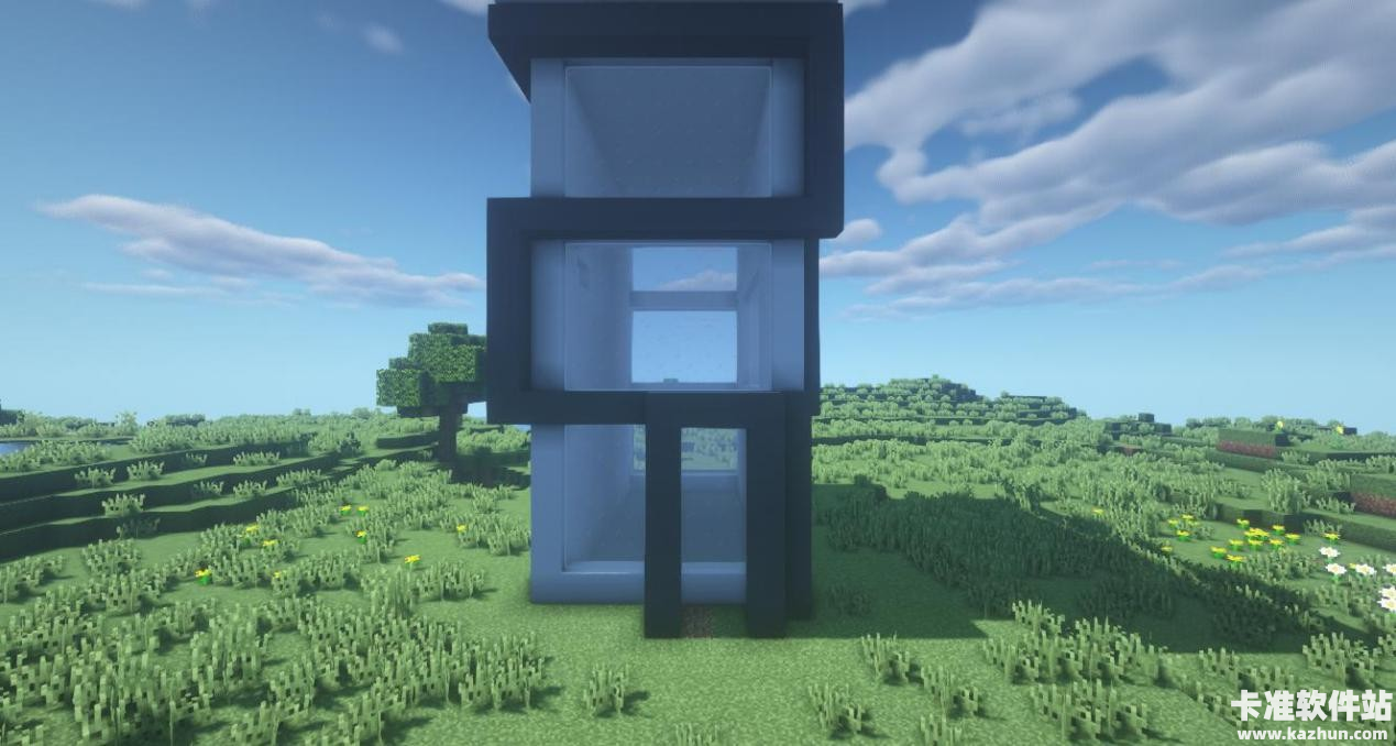 我的世界正版游戏现代建筑搭建教程5