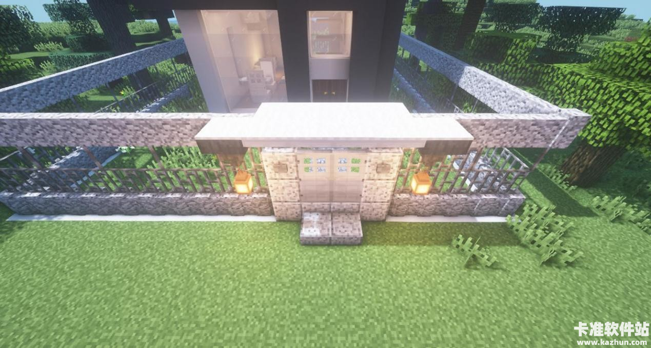 我的世界正版游戏现代建筑搭建教程16