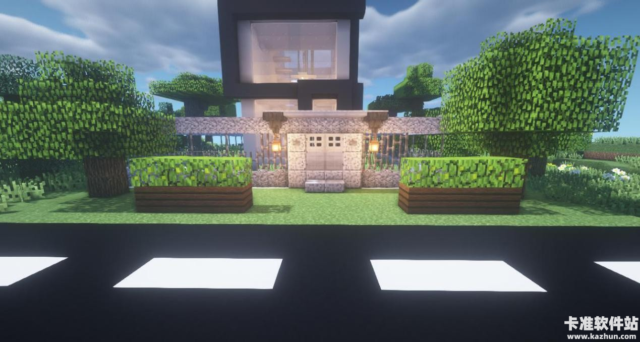 我的世界正版游戏现代建筑搭建教程17