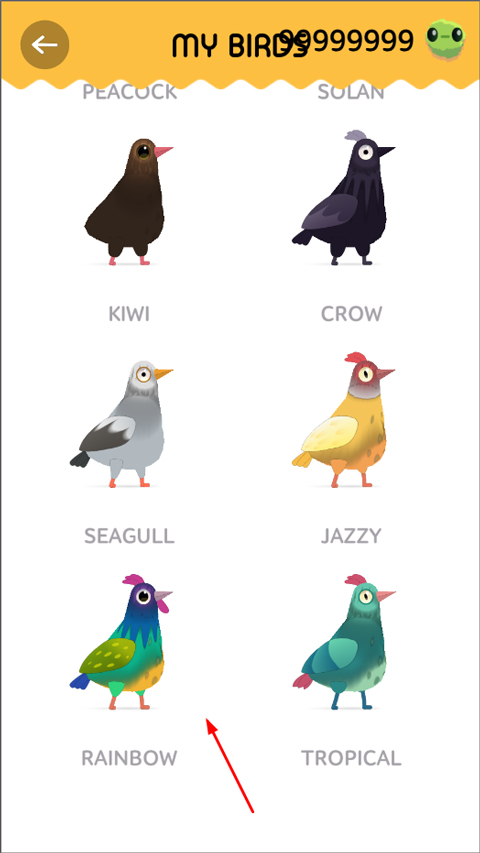 疯狂鸽子模拟器如何更换皮肤2