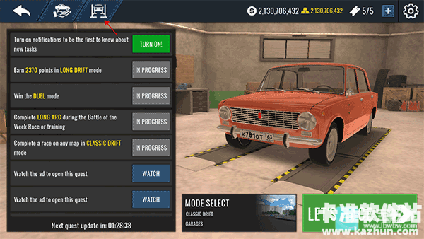 俄罗斯汽车漂移游戏改装攻略1