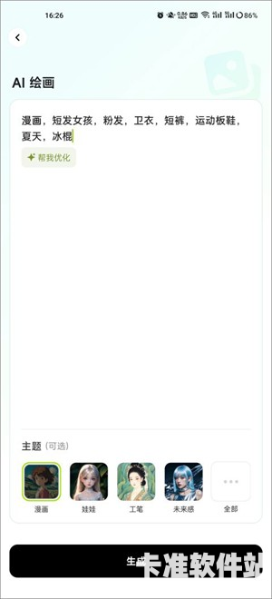 星绘app如何使用AI绘画2