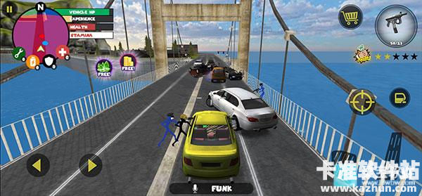 圣诞老人火柴人绳索英雄游戏玩法4