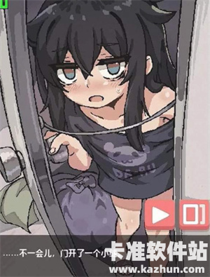 阴暗房间的少女